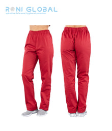 Pantalon de travail médical unisexe taille élastiquée, en coton/polyester - PACO PBV