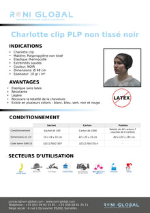 Charlotte clip PLP 0510808-4 (1000 pièces)