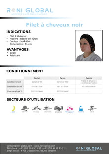 Filet à cheveux 0515844 (1000 pièces)