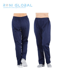 Pantalon de travail médical unisexe taille élastiquée, en coton/polyester - PACO PBV