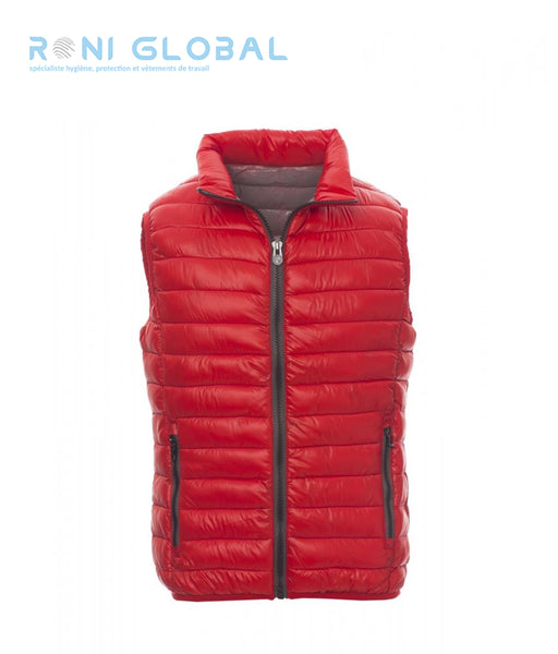 Doudoune / gilet de travail homme imperméable et anti-froid en nylon rembourrage polyester 5 poches - CASUAL PAYPER