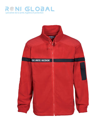 Blouson de sécurité incendie polaire, en polyester 4 poches - POLAIRE SECURITE INCENDIE CITYGUARD