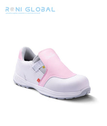 Chaussure basse de sécurité femme antidérapant et antistatique, en microfibre lavable avec embout de sécurité S2 SRA ESD - MOON LADY GASTON MILLE