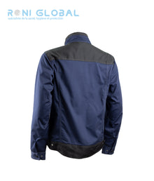 Veste de travail en coton/polyester + renforts en Oxford avec protège reins 7 poches - BARVA COVERGUARD