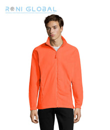 Veste de travail homme micro polaire, anti-bouloche, coupe ajustée, en polyester 2 poches - NORTH SOL'S
