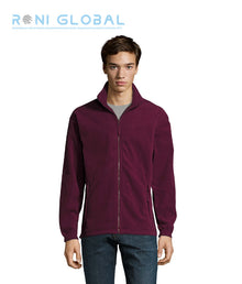Veste de travail homme micro polaire, anti-bouloche, coupe ajustée, en polyester 2 poches - NORTH SOL'S