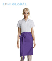 Tablier de service en coton/polyester 2 poches - GREENWICH SOL'S