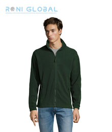 Veste de travail homme micro polaire, anti-bouloche, coupe ajustée, en polyester 2 poches - NORTH SOL'S