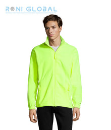 Veste de travail homme micro polaire, anti-bouloche, coupe ajustée, en polyester 2 poches - NORTH SOL'S