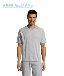 T-shirt de travail homme manches raglan, en mesh polyester effet respirant - SPORTY SOL'S