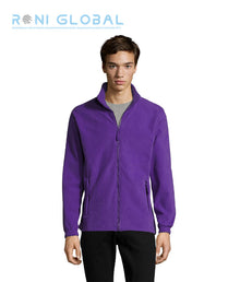 Veste de travail homme micro polaire, anti-bouloche, coupe ajustée, en polyester 2 poches - NORTH SOL'S