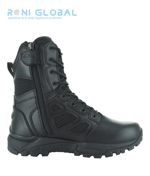 Ranger de sécurité noir antidérapant, anti-chaleur et anti-froid, en cuir/mesh HI CI HRO SRA - MAGNUM ELITE SPIDER X 8.0 SZ CITYGUARD