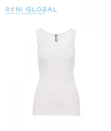 Maillot de travail femme, coupe droite en coton - LOOK PAYPER