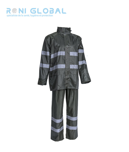 Ensemble de travail coupe-vent anti-pluie en polyester enduit PVC souple - RAINET COVERGUARD