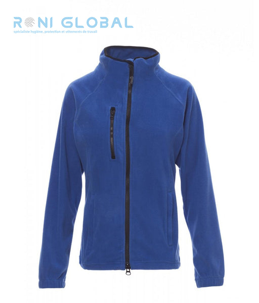 Veste de travail femme polaire, coupe droite en polyester 3 poches - NORWAY LADY PAYPER