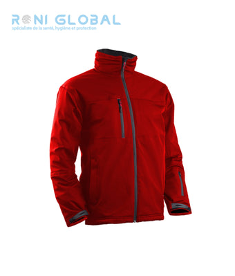Parka de travail anti-froid softshell 2 couches en polyester/élasthanne 7 poches - YANG WINTER II COVERGUARD