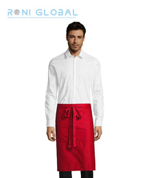 Tablier de service en coton/polyester 2 poches - GREENWICH SOL'S