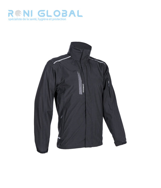 Veste de travail coupe-vent anti-pluie Softshell en polyester + membrane TPU coupe ajustée 5 poches - HOTARU COVERGUARD