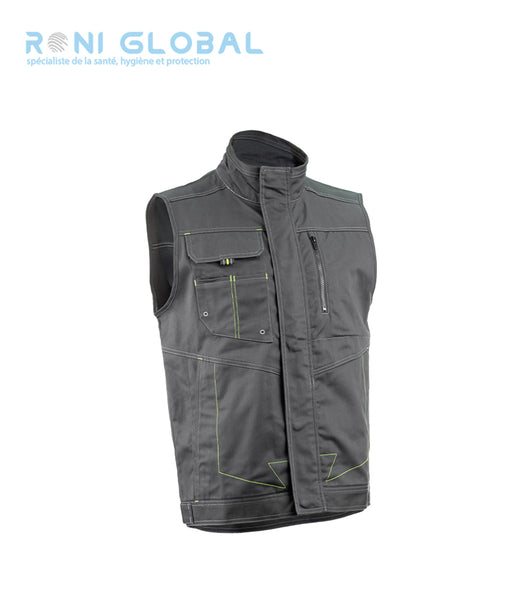 Gilet de travail en coton/polyester 5 poches - BARVA COVERGUARD