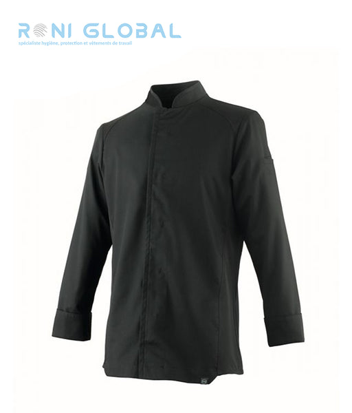 Veste de cuisine unisexe manches longues, col officier et coupe slim en polyester/coton 37.5®- BROTO ML 37.5® ROBUR