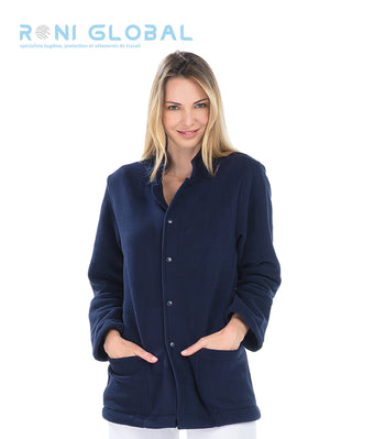 Polaire de travail unisexe manches longues en polyester 2 poches - RAPHAEL REMI CONFECTION