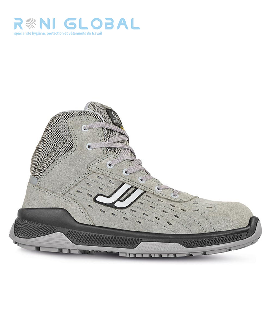 Chaussure montante de sécurité antidérapant, antistatique, anti-froid, anti-chaleur et anti-fatigue en cuir sans métal avec embout de sécurité S1P CI HI SRC ESD - JALKANBAN JALLATTE