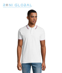 Polo de travail homme manches courtes, en maille piqué coton - PRESTIGE SOL'S