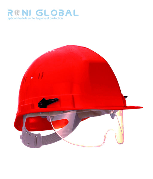 Casque de chantier ventilé avec lunette intégrée - OCEANIC COVERGUARD (carton de 3 pièces)