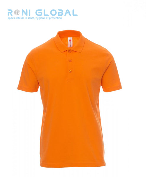 Polo de travail homme manches courtes, coupe droite en coton - ROME PAYPER