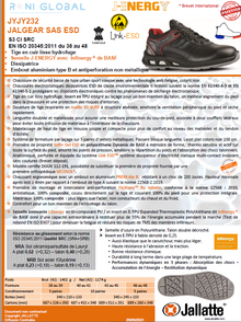 Chaussure basse de sécurité antidérapant, antistatique, anti-froid et anti-fatigue en cuir avec embout de sécurité S3 CI SRC ESD - JALGEAR JALLATTE