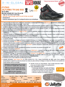 Chaussure montante de sécurité antidérapant, antistatique, anti-froid et anti-fatigue en cuir avec embout de sécurité S3 CI SRC ESD - JALTURBO-TR JALLATTE