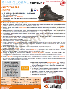 Chaussure montante de sécurité antidérapant, anti-froid et anti-chaleur en cuir avec embout de sécurité S3 CI HRO SRC - JALPOLYXO JALLATTE