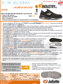Chaussure basse de sécurité antidérapant, antistatique, anti-froid, anti-chaleur et anti-fatigue en cuir avec embout de sécurité S1P CI HI SRC ESD - JALMECA JALLATTE