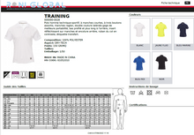 Polo de travail homme, respirant et coupe droite en polyester - TRAINING PAYPER