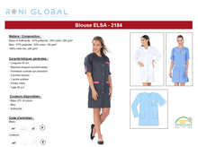 Blouse de travail femme manches longues transformables 3 poches - ELSA REMI CONFECTION