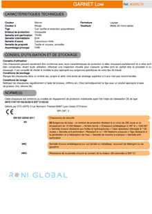 Chaussure basse de sécurité en cuir gras marron anti-chaleur antidérapant S3 HRO SRC - GARNET COVERGUARD