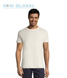 T-shirt de travail unisexe manches courtes, col rond, en jersey coton semi-peigné - REGENT SOL'S