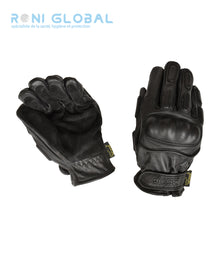 Gant de sécurité noir anti-coupure et coqué, en cuir et kevlar - COQUE ET KEVLAR CITYGUARD