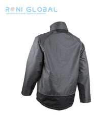 Parka de travail ant-pluie anti-froid en polyester enduit PVC doublure polaire 6 poches - YUZU COVERGUARD
