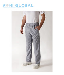 Pantalon de cuisine unisexe en polyester/coton avec ceinture élastique et 3 poches - ALIZE ROBUR