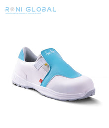 Chaussure basse de sécurité unisexe antidérapant et antistatique, en microfibre lavable avec embout de sécurité S2 SRA ESD - MOON GASTON MILLE
