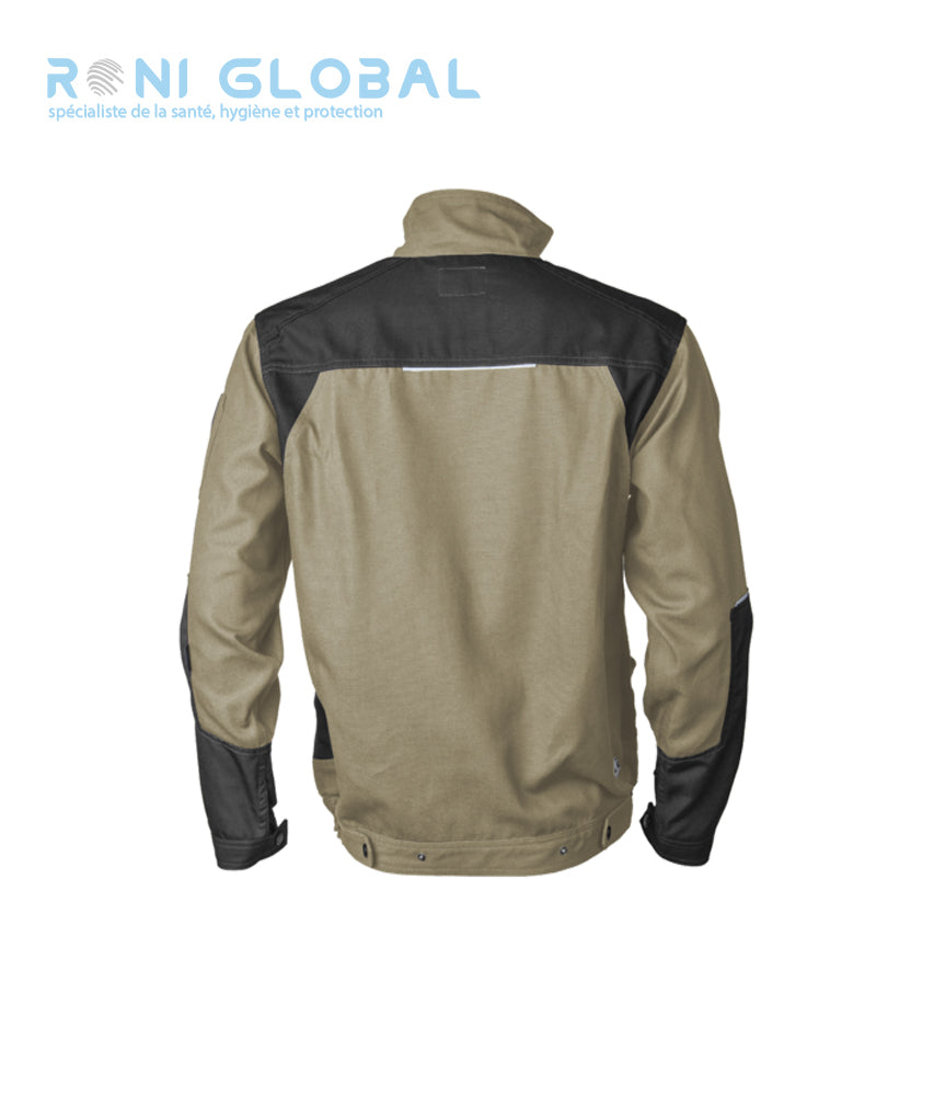 Veste de travail en coton/polyester + renforts Cordura et liserés rétroréfléchissants 8 poches - SMART COVERGUARD