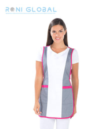 Chasuble de travail femme en coton et polyester 2 poches - MIRABELLE REMI CONFECTION
