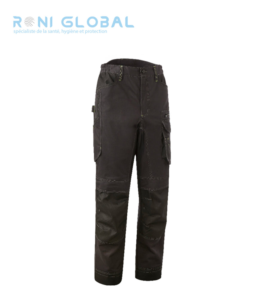 Pantalon de travail avec protection genoux en coton/polyester + renfort Oxford 8 poches TYPE 2 - BARVA COVERGUARD