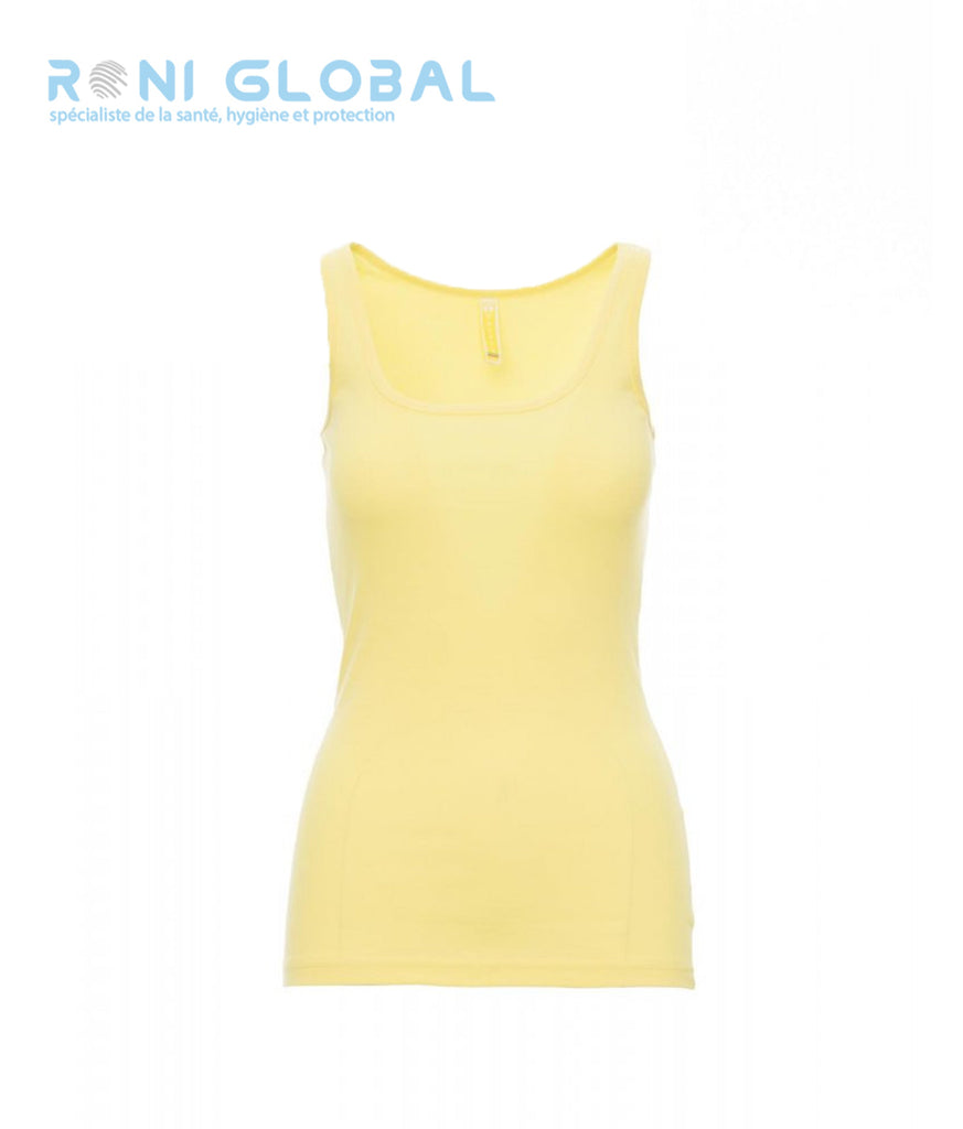 Maillot de travail femme, coupe droite en coton - LOOK PAYPER