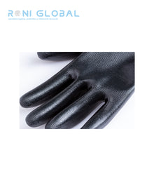 Gant de protection milieu huileux en polyester / élasthanne enduit au nitrile manutention et précision - EUROLITE 13N400 COVERGUARD (boîte de 10 paires)