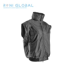 Blouson de travail 2en1 coupe-vent, imperméable et anti-froid thermique en polyester enduit PVC 6 poches - ZEFLY COVERGUARD