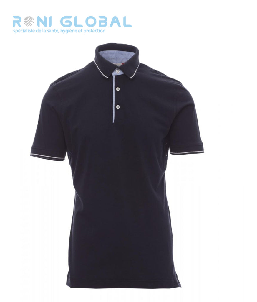 Polo de travail homme manches courtes, coupe droite en coton - CAMBRIDGE PAYPER
