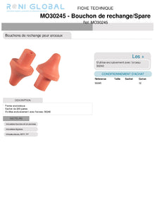 BOUCHON DE RECHANGE/SPARE