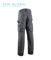 Pantalon de travail avec protection genoux en coton/polyester coupe droite 7 poches TYPE 2 - ESCALA COVERGUARD